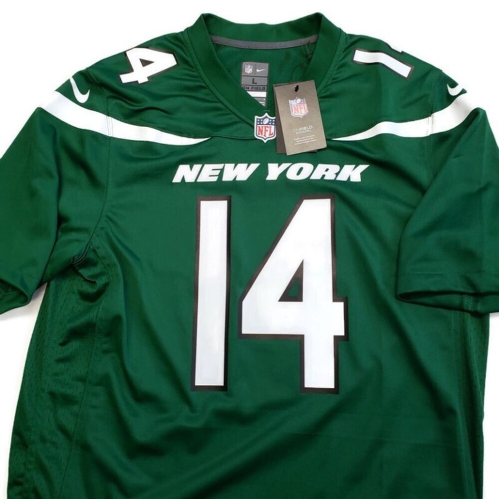 Nike New York Jets Sam Darnold Authentic On Field Home Jersey Green Mens Size L - Picture 8 of 8